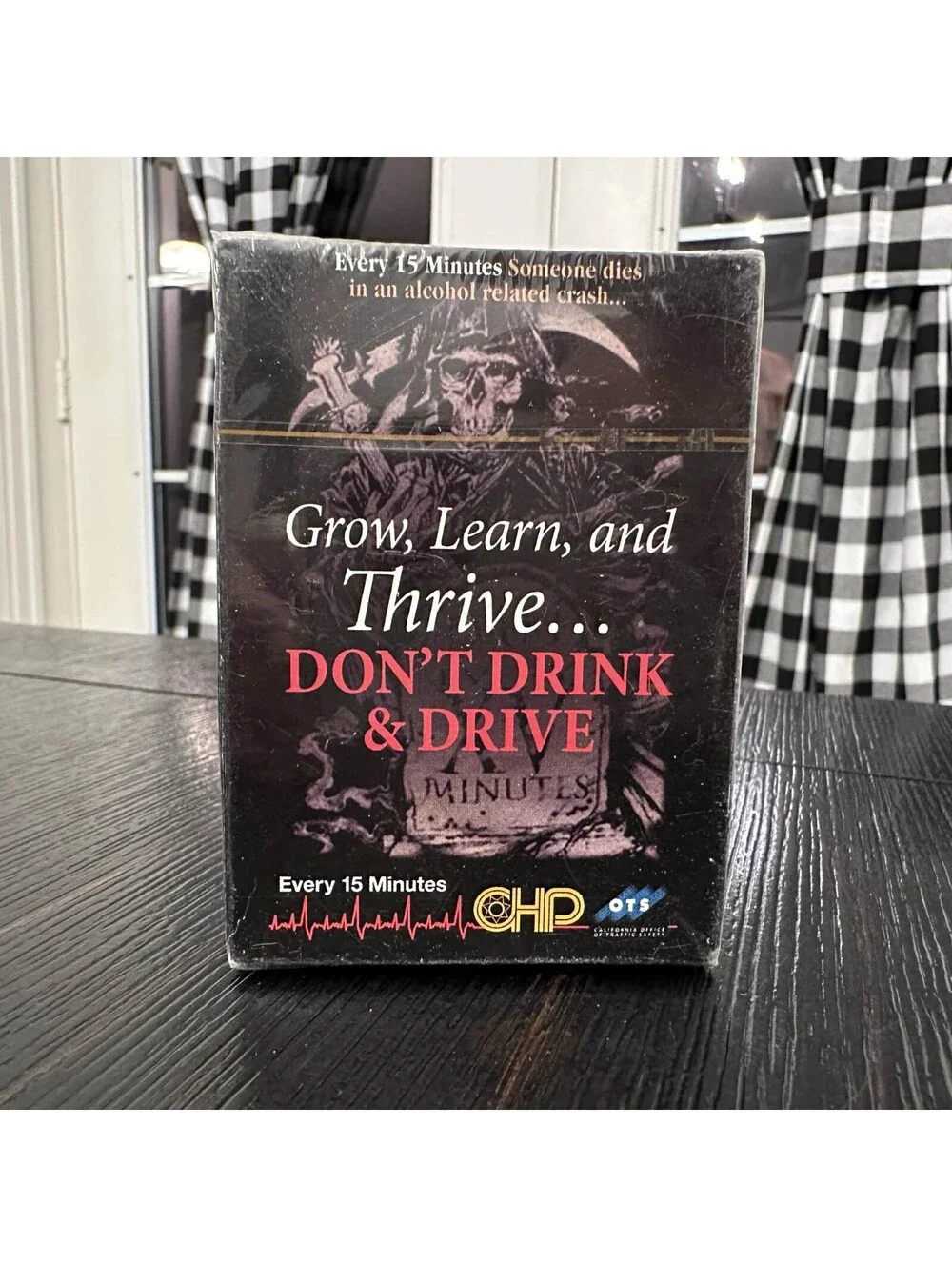 Every 15 Minutes Grow Learn And Thrive Don't Drink & Drive VHS Sealed CHP OTS